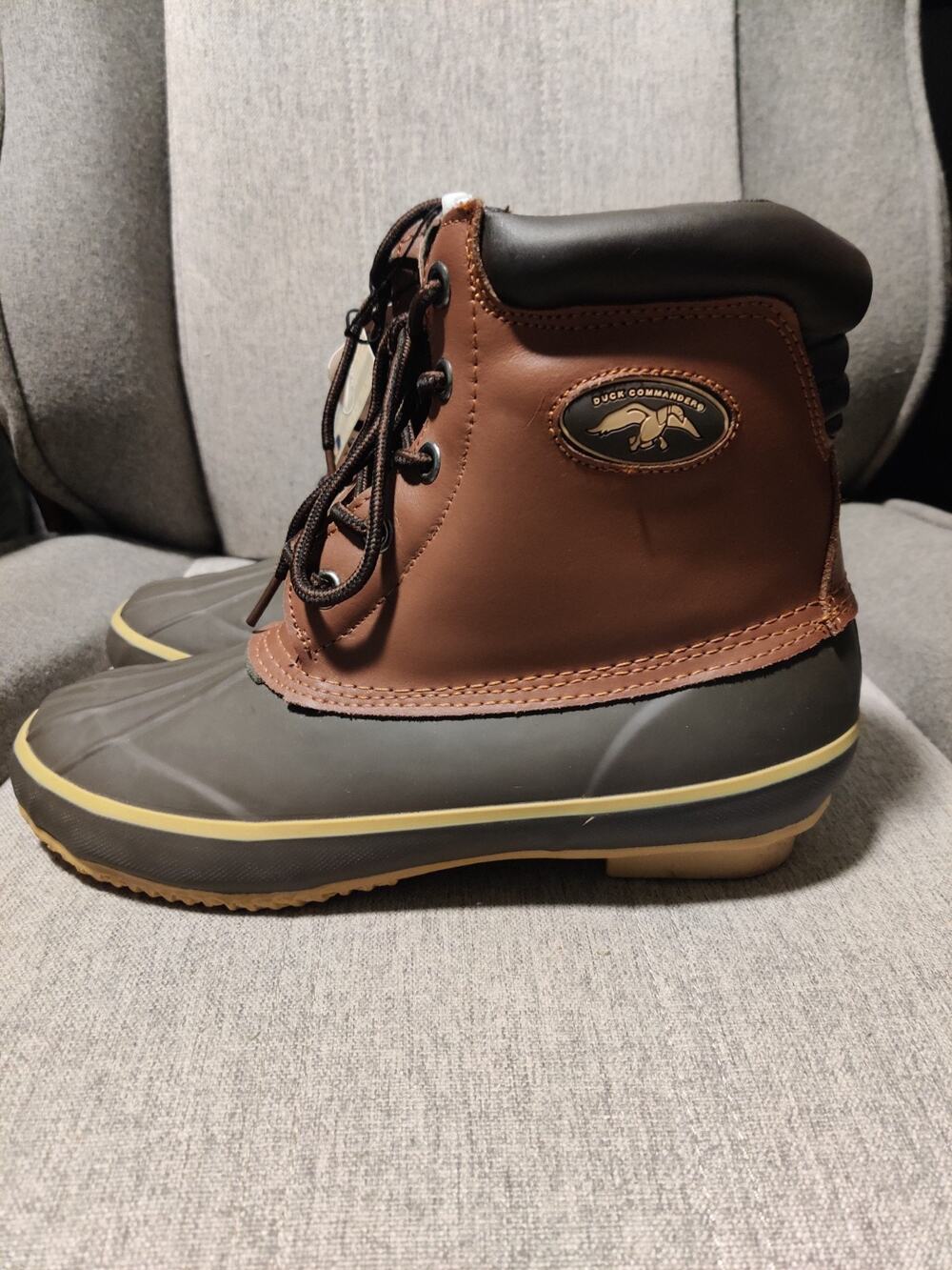 Duck Commander Men's Steel Shank Thinsulate Duck Boots Size 8 NEW